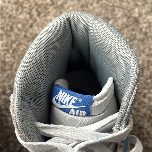 Nike Air Jordan 1 High Blue White Sneakers - Picture 6 of 6